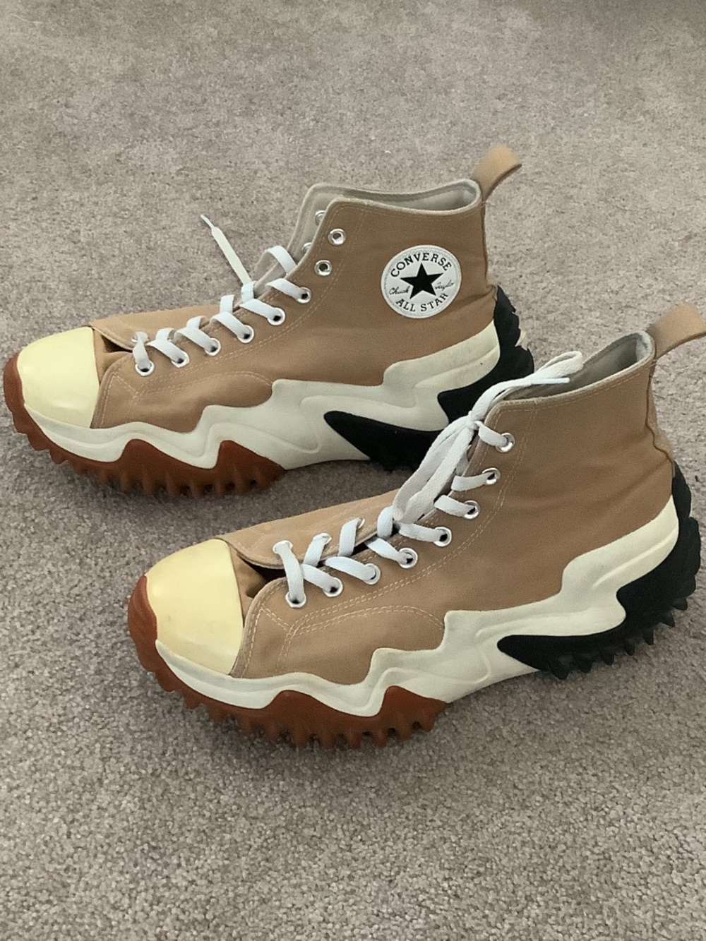 Converse Chuck Taylor Run Star Motion High Sand Dune Men’s 12 Shoes